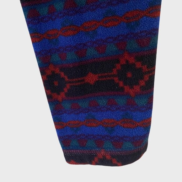 Eddie Bauer Quest Fleece Aztec Quarter-Zip Women's Large Long-Sleeve Pullover - Picture 8 of 12